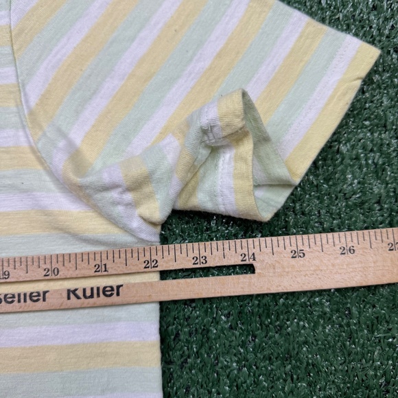 Asap Rocky x Guess Graphic T Shirt Men's Size M Yellow Green Streetwear Rap Tee - Picture 6 of 7